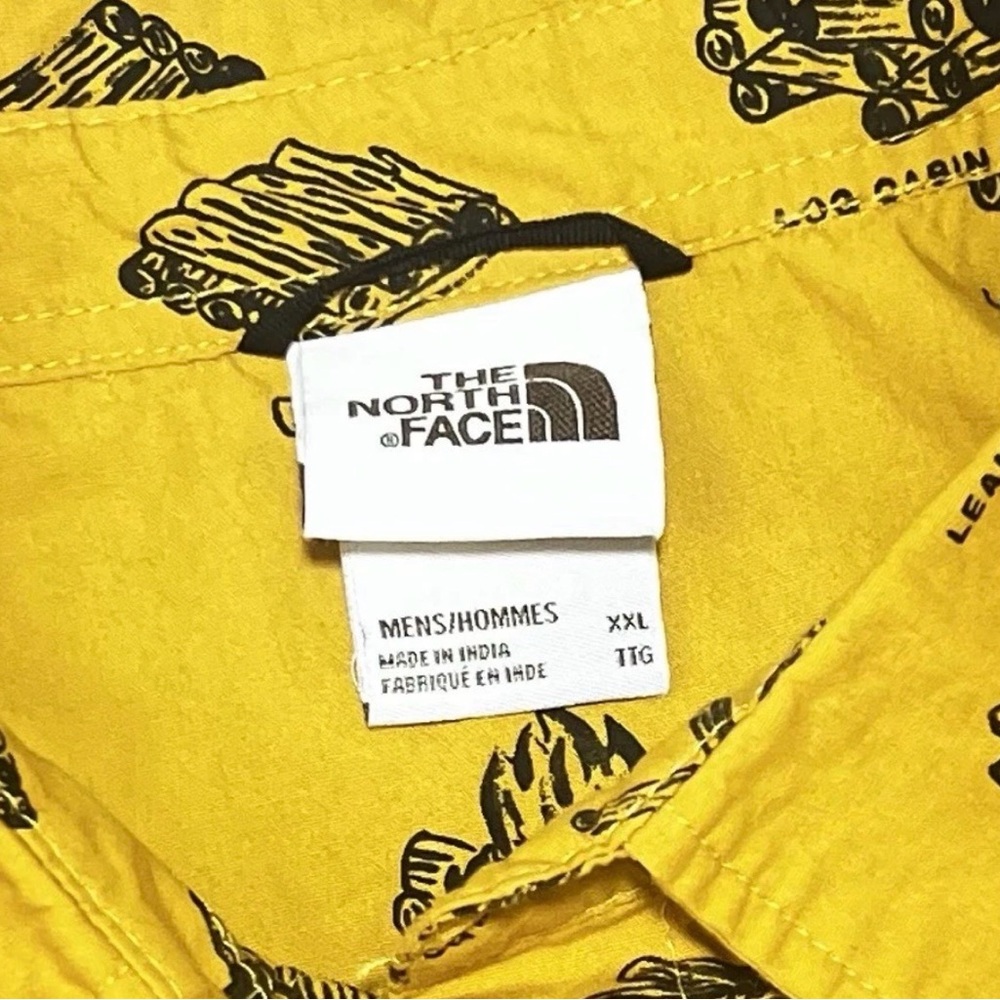 The North Face Men’s Baytrail Pattern Yellow Graphic Men's Shirt - Picture 2 of 11